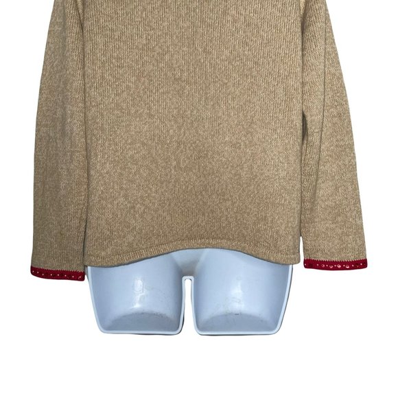 Tiara International Vintage Peace on Earth Ugly Holiday Christmas Sweater M - Picture 8 of 10